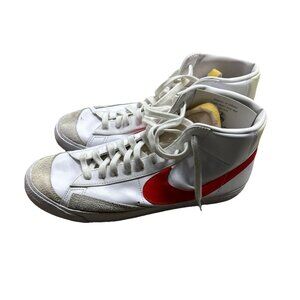 Nike Blazer '77 Vintage Mid Summit White  Red Mens Size 12 Basketball Hipster